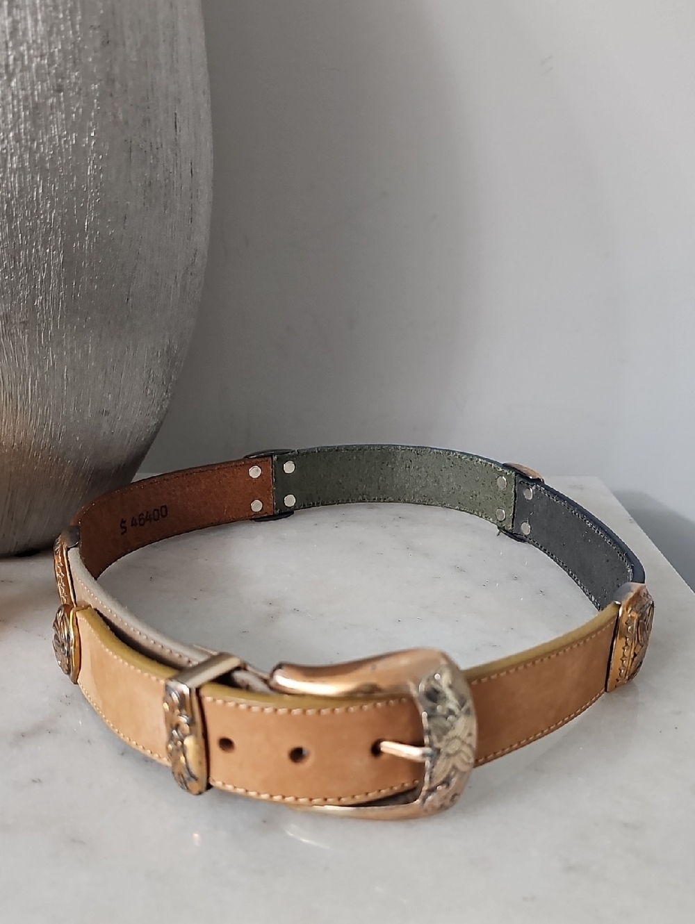 Brighton Leather & Brass Belt